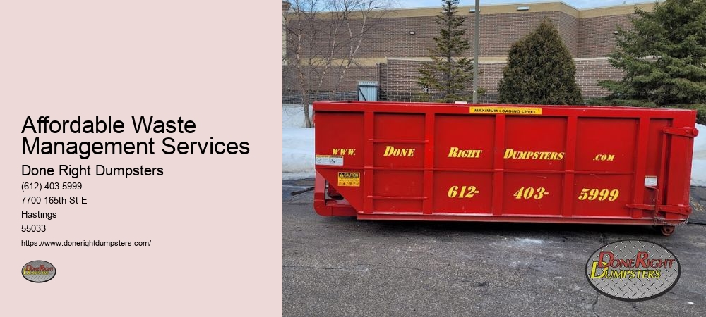 Affordable Waste Management Services