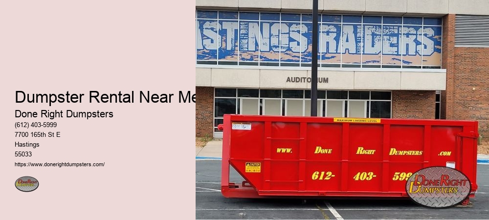 Dumpster Rental Near Me