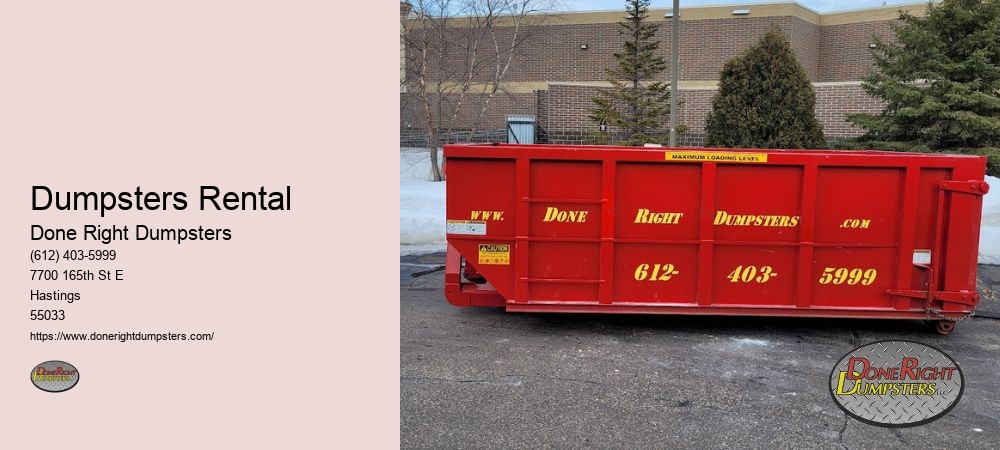 Dumpsters Rental