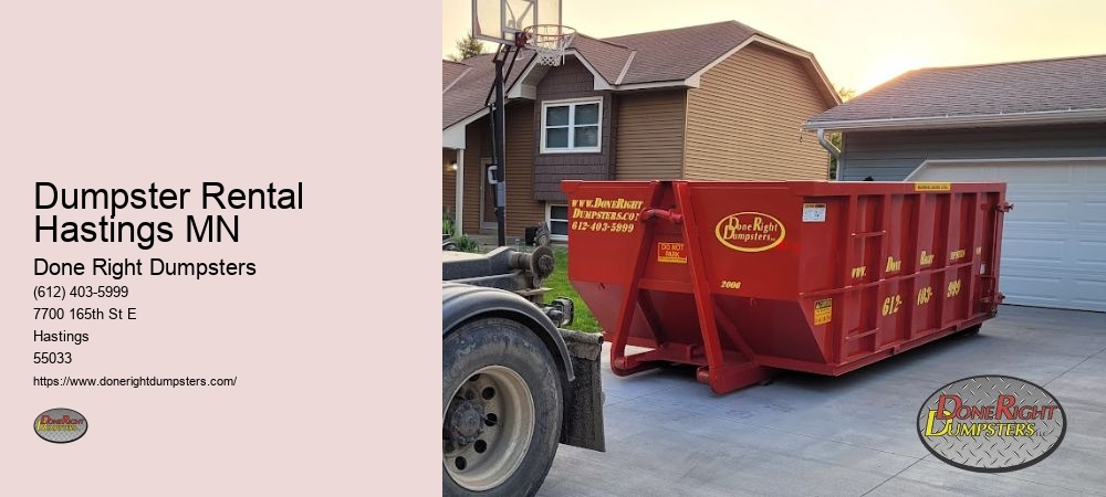 Waste Disposal Services Hastings MN