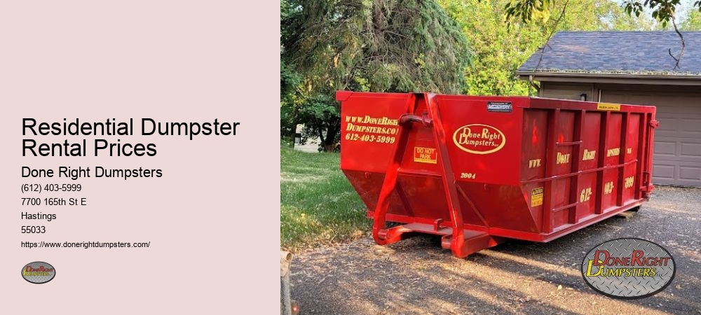 Mini Dumpster Rental