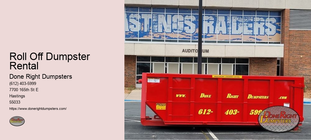 Roll Off Dumpster Rental