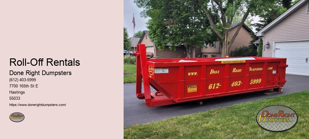 Residential Friendly Dumpsters