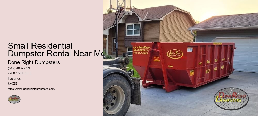 Small Dumpster Rental